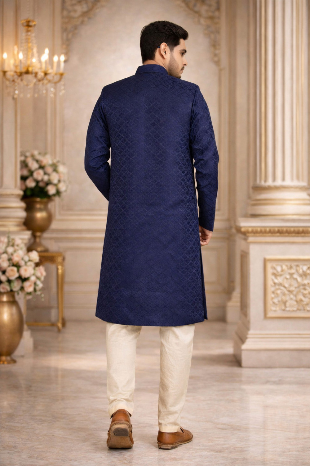 Image of XEPON Self Design Sherwani