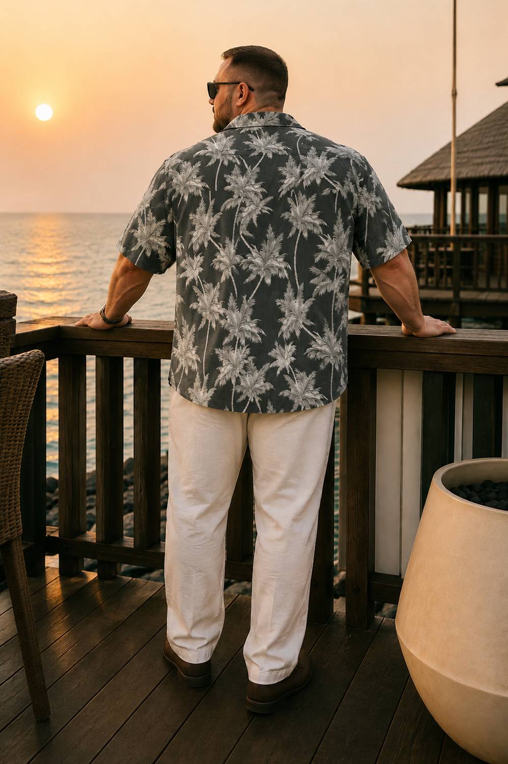 FitAura Men Printed Floral Casual Multicolor Shirt - Image 2