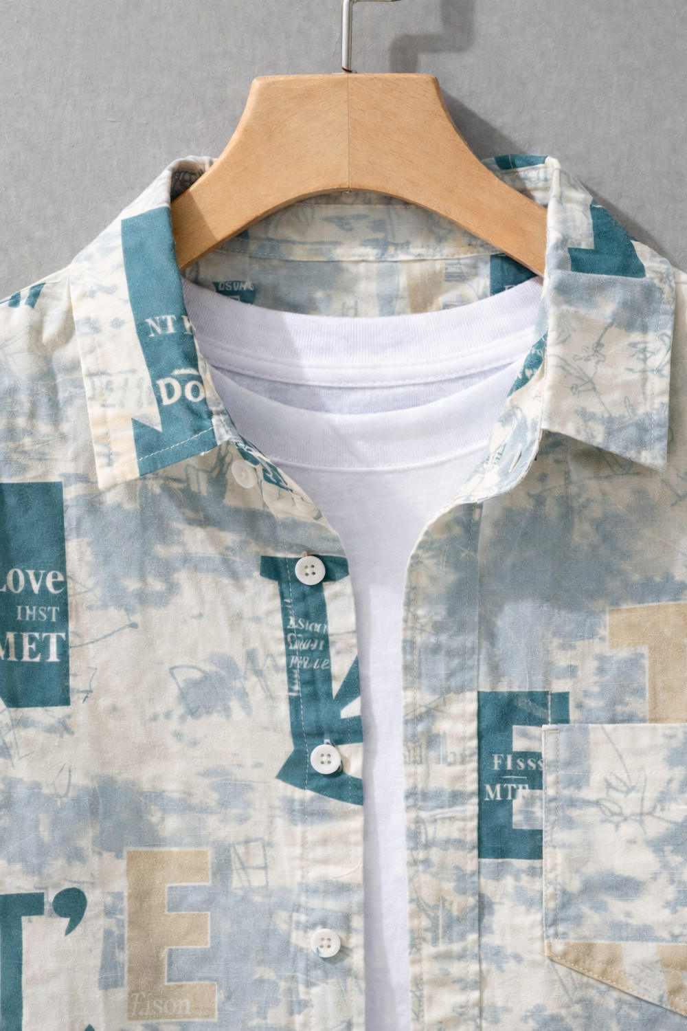 Image of METRONAUT Men Printed Casual Green Shirt