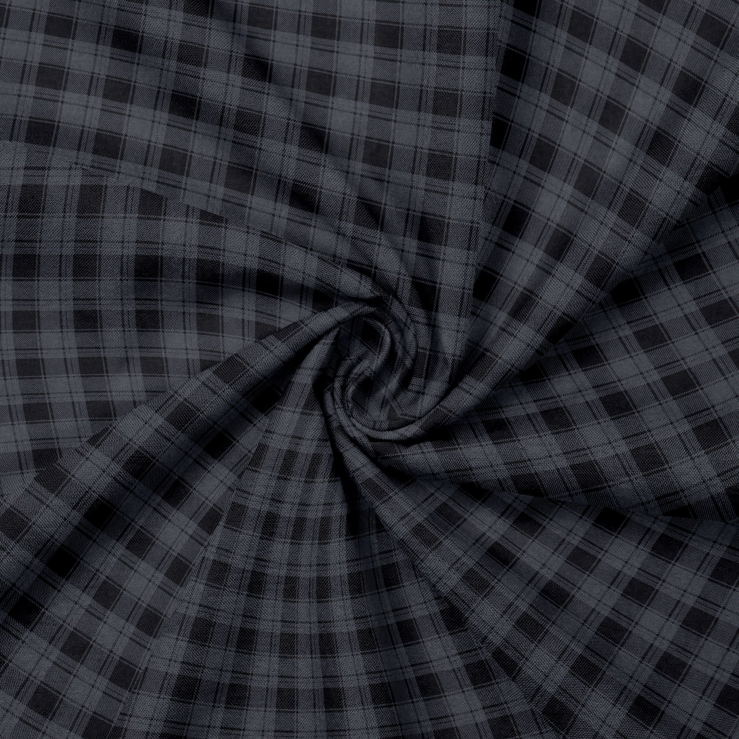 Image of vdlooks Men Checkered Casual Grey Shirt