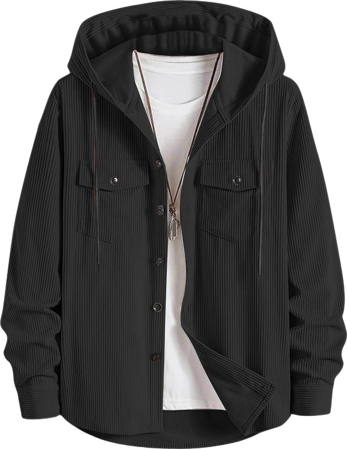 Horseman Men Black Casual Shirt - Image 1