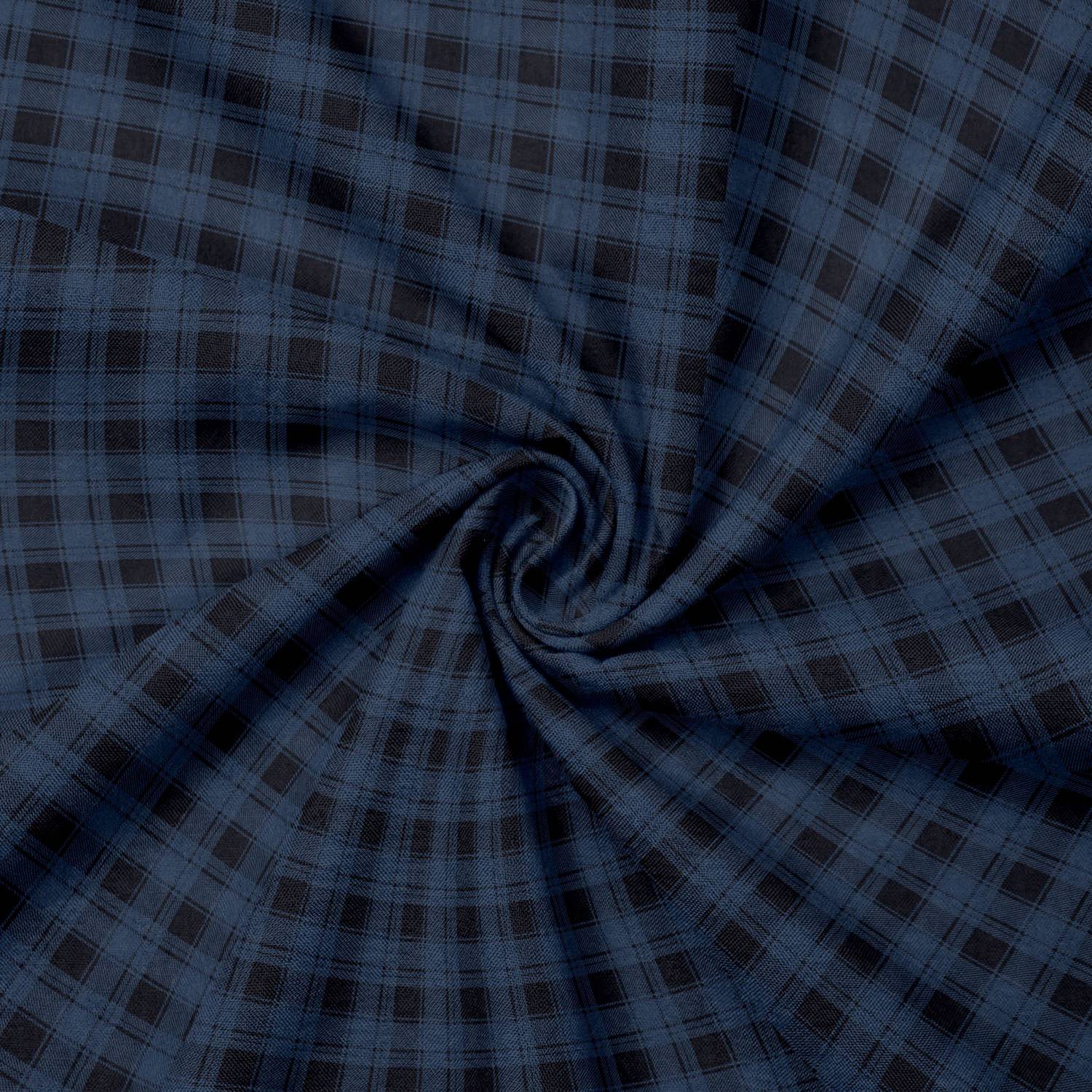 VD Looks Men Checkered Casual Blue, Black Shirt - Image 4