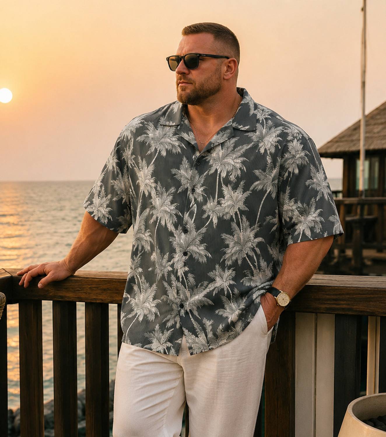 FitAura Men Printed Floral Casual Multicolor Shirt