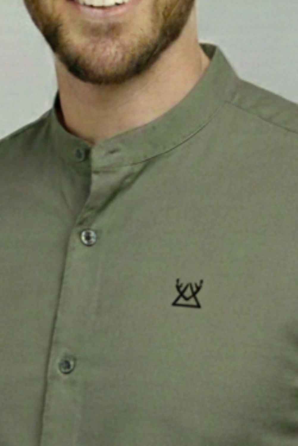 Image of garry richard Men Solid Casual Light Green Shirt