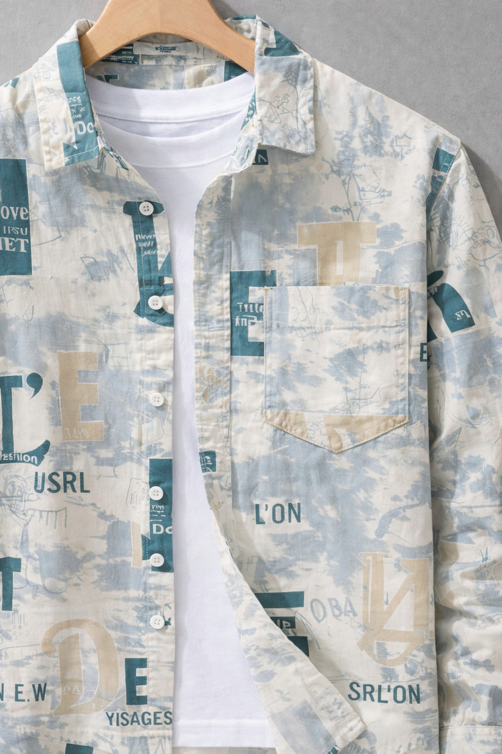 Image of METRONAUT Men Printed Casual Green Shirt