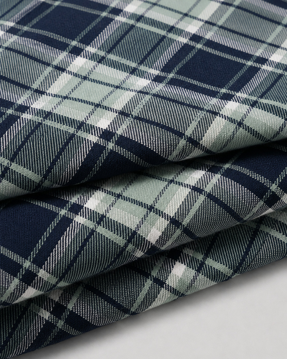 Image of Lyphy Men Checkered Casual Blue, Green Shirt