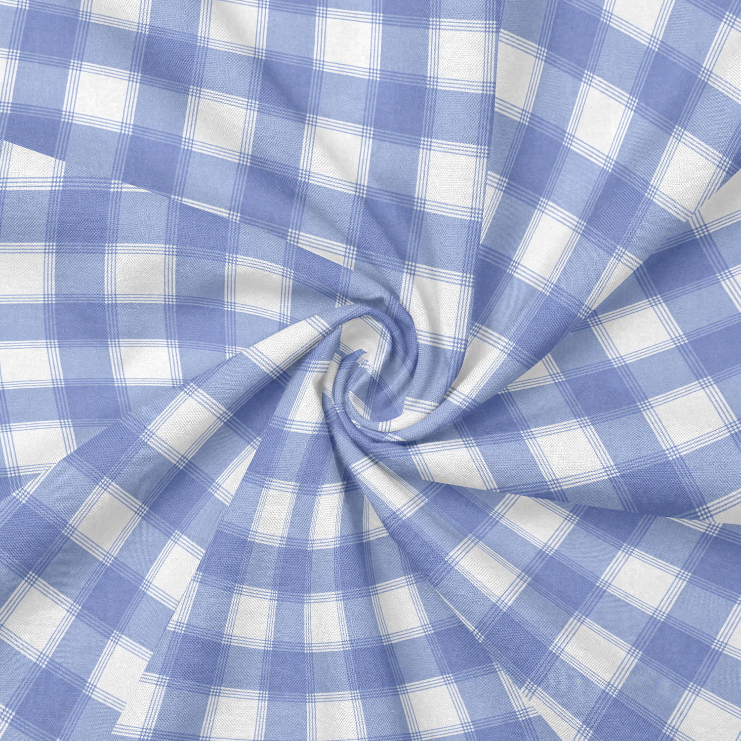 Image of Vdlooks Men Checkered Casual Light Blue Shirt