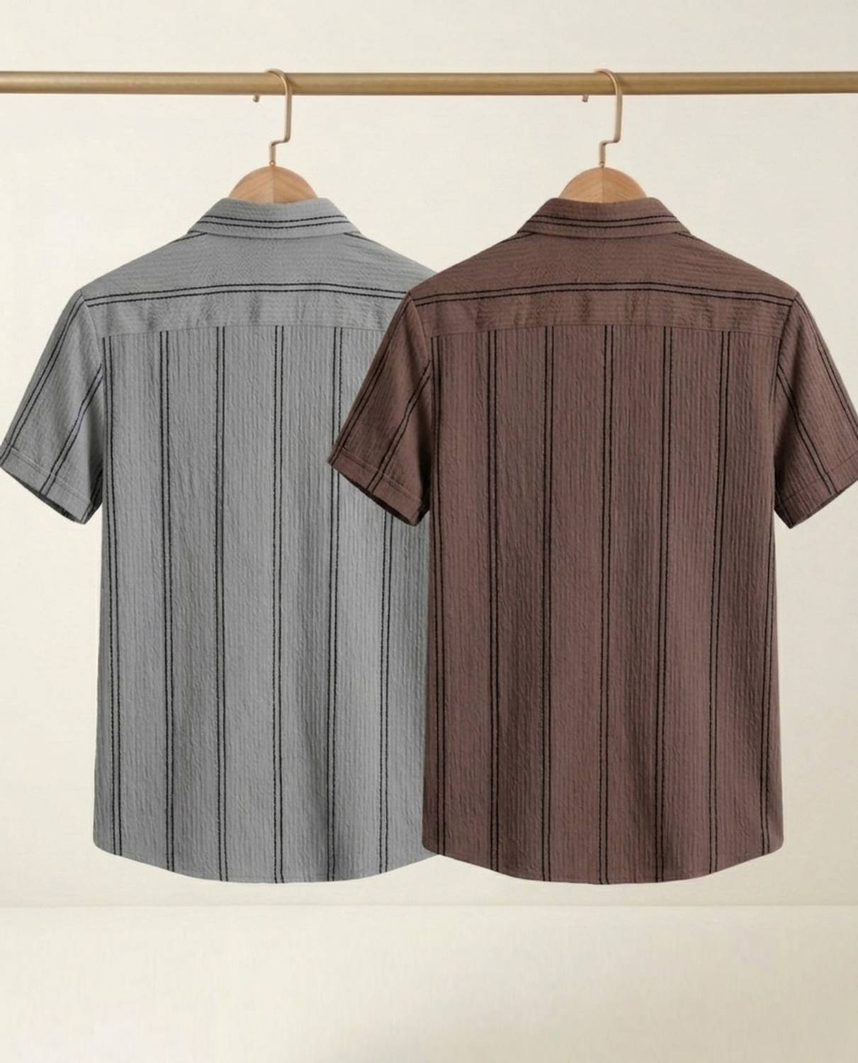 TIGERSNAKE Men Striped Multicolor Shirt - Image 2