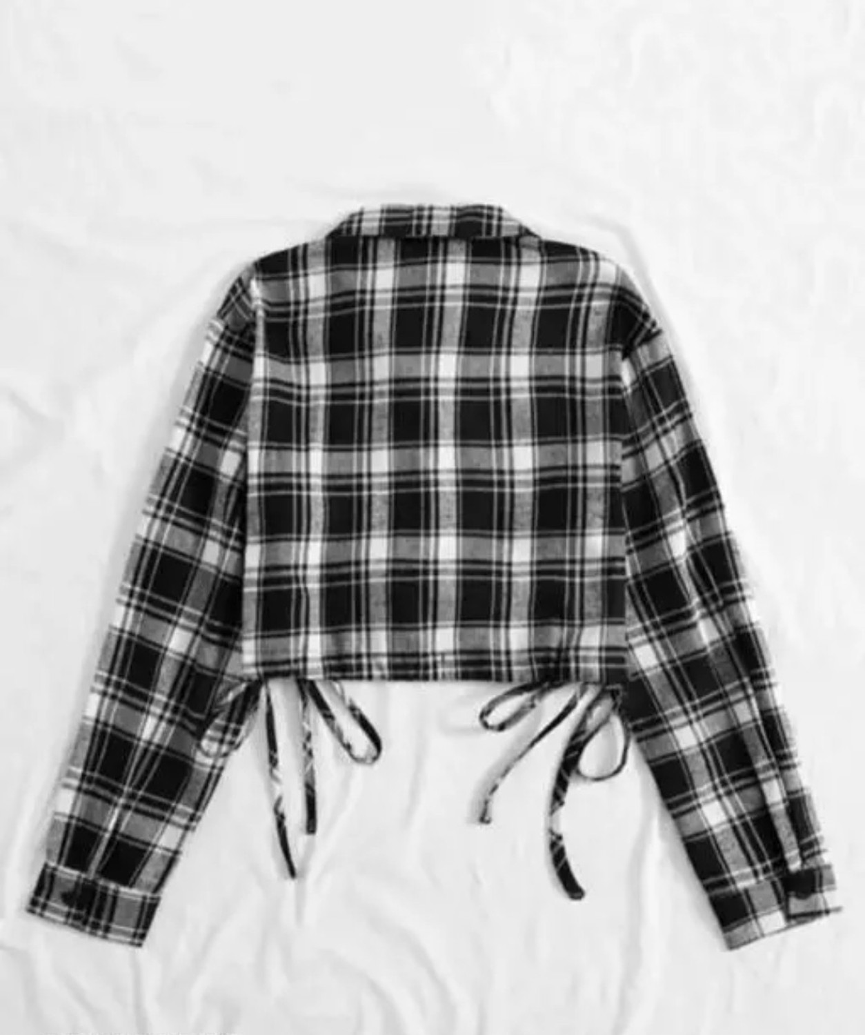 Image of PakhiOutfit Women Checkered Party Black Shirt