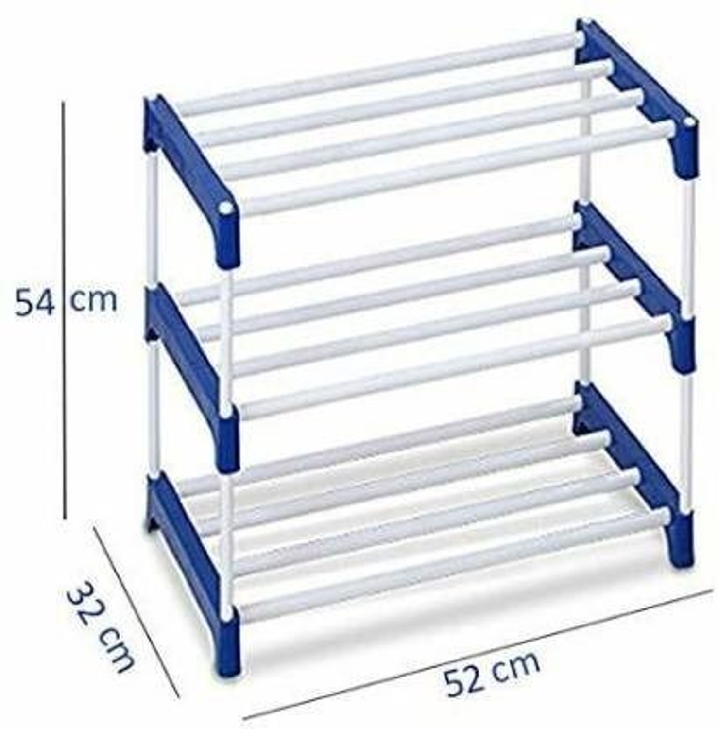 Image of Plexus enterprises 3 layer Rack Plastic Shoe Stand