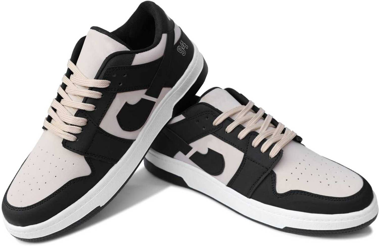 SK_Black Sneakers For Men - Image 2