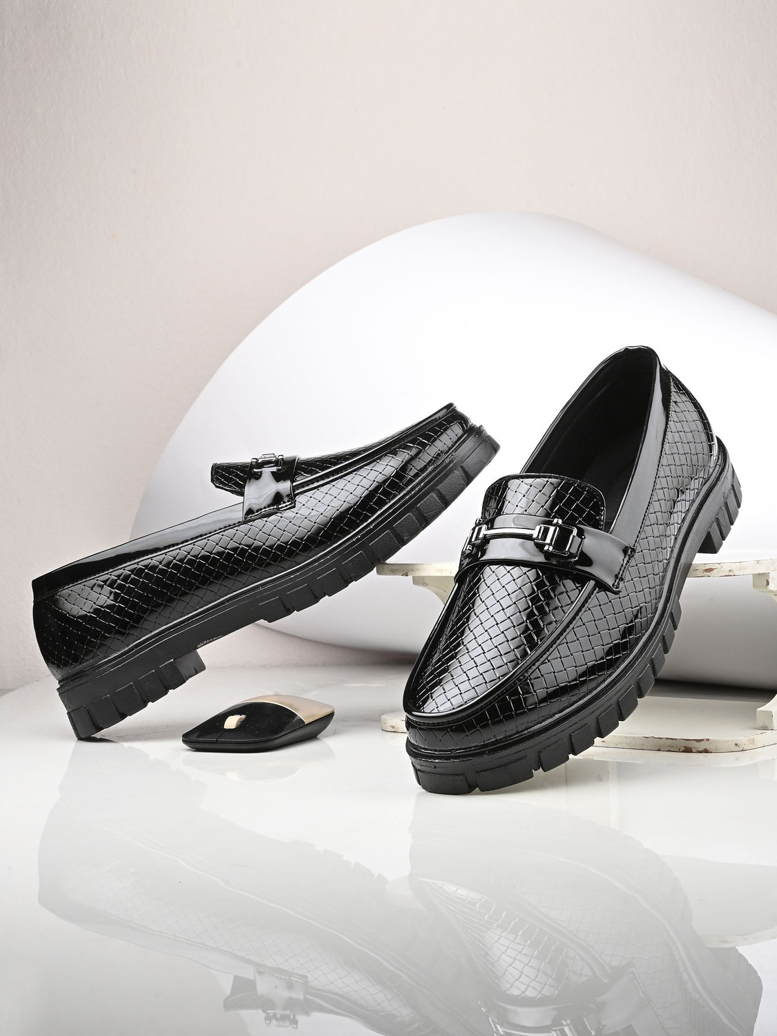 Image of KASTAVA Premium Stylish Lightweight Slip-On Shoes for Office & Party Wear Loafers For Men