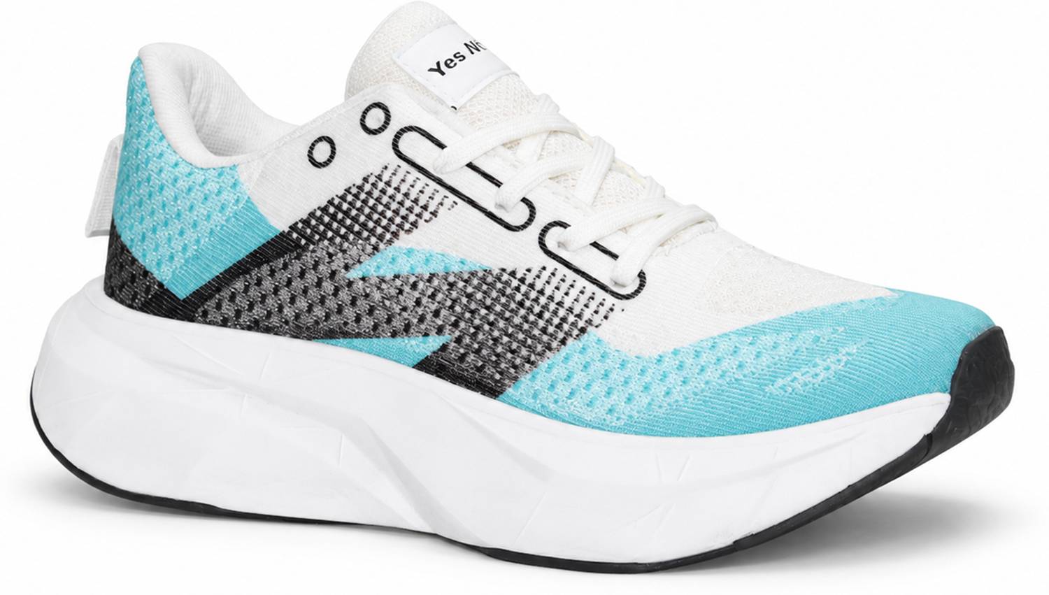 Yes'No Men's Lightweight Mesh Running Shoes - Image 1