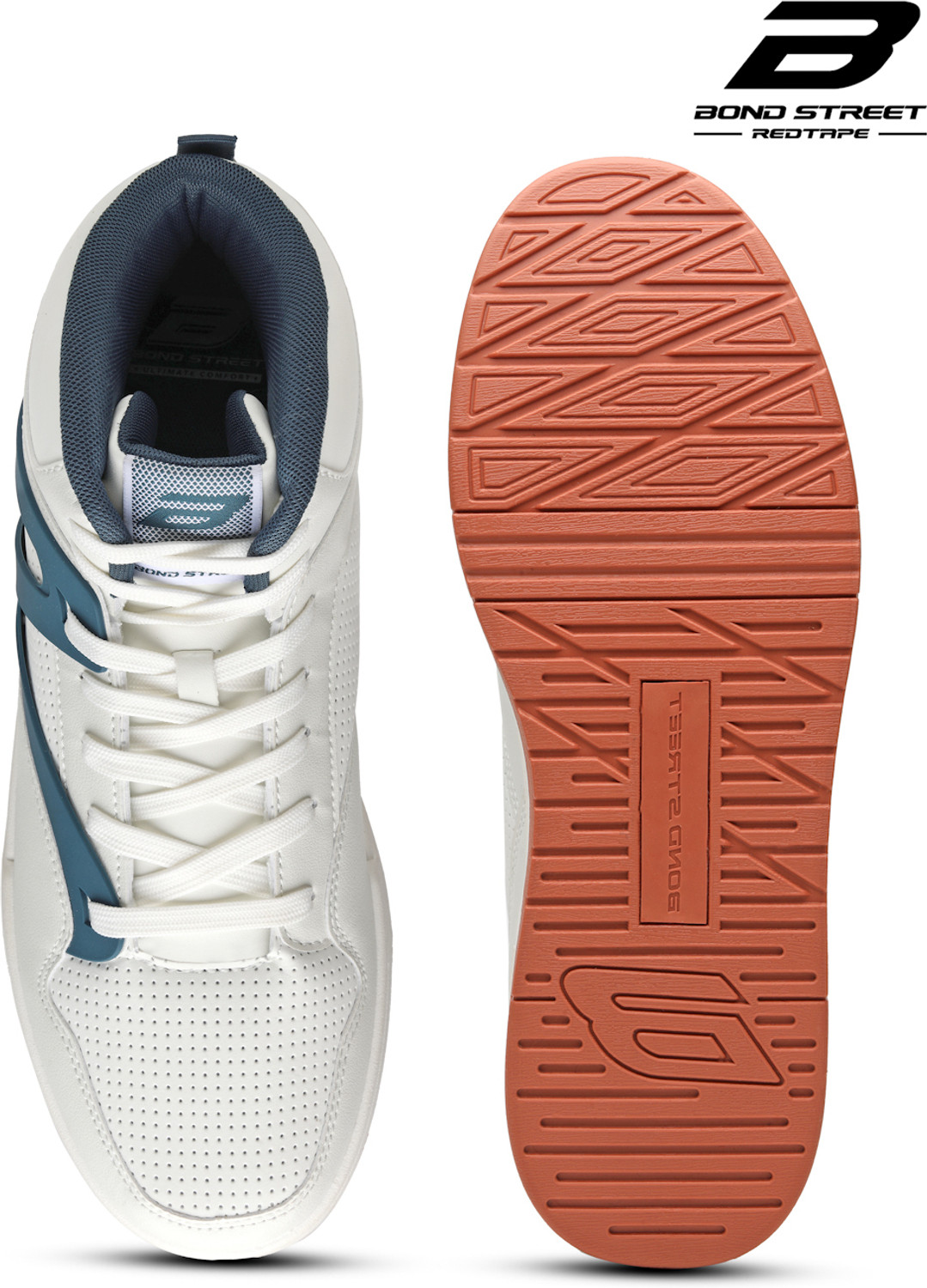 Image of Bond Street By Red Tape Men's Casual Sneakers | Lightweight, Comfortable & Durable Fashion Sneakers For Men