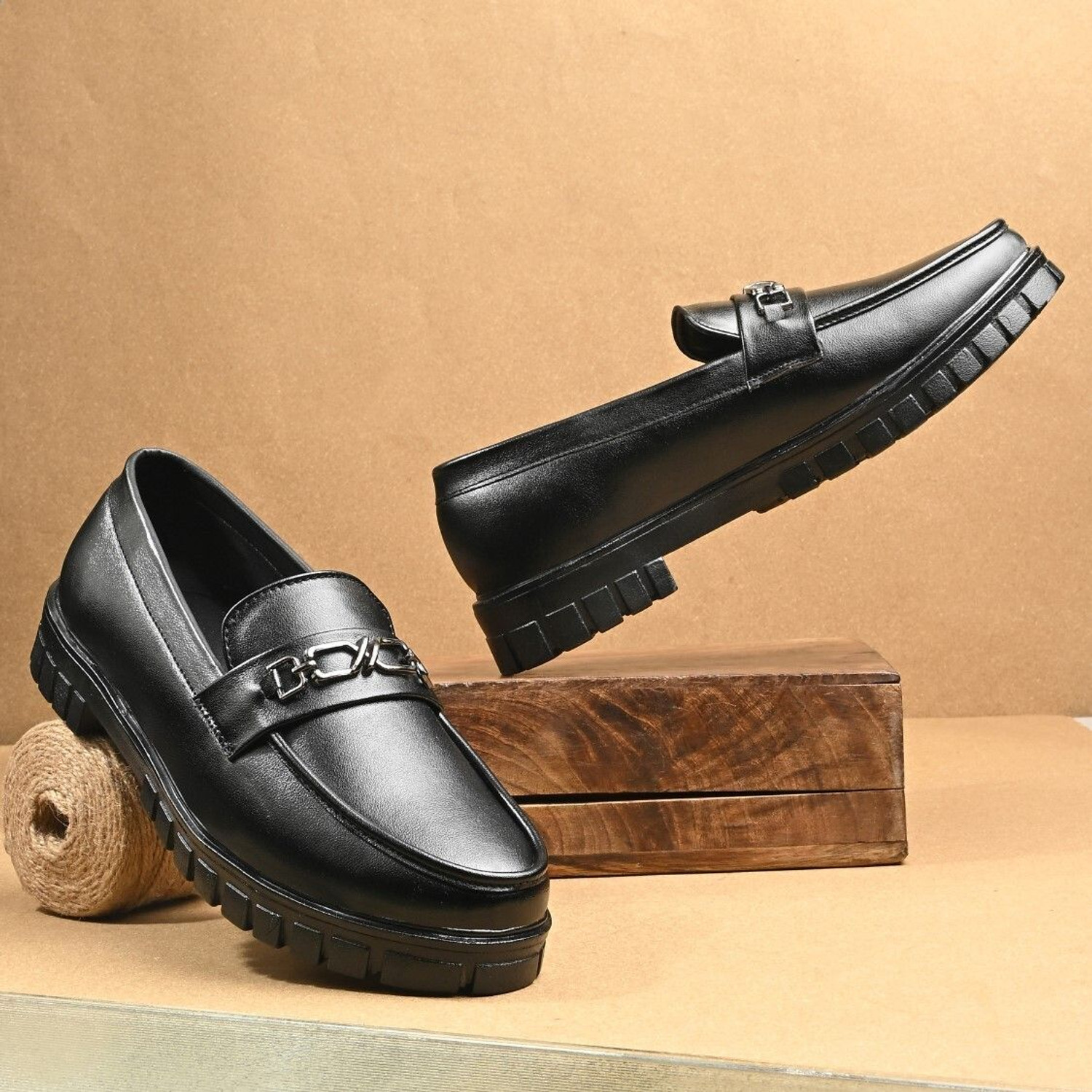 Image of KASTAVA Premium Stylish Lightweight Slip-On Shoes for Office & Party Wear Loafers For Men