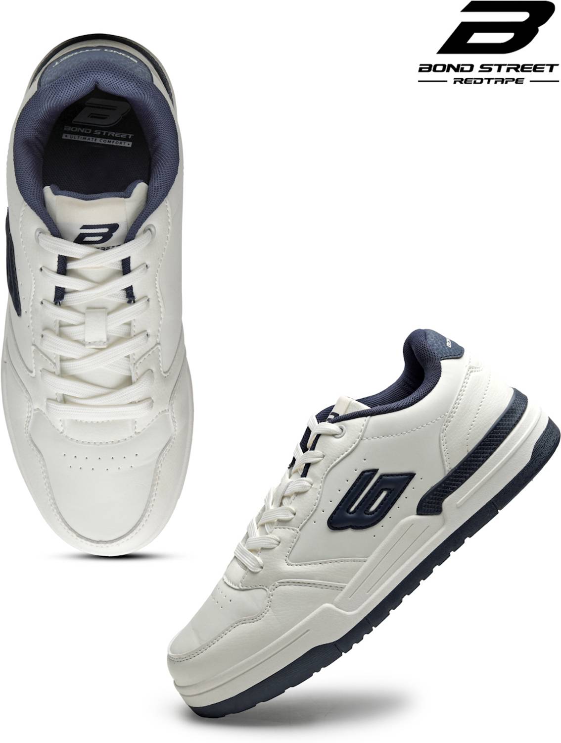 Bond Street Men's Red Casual Sneakers - Image 2