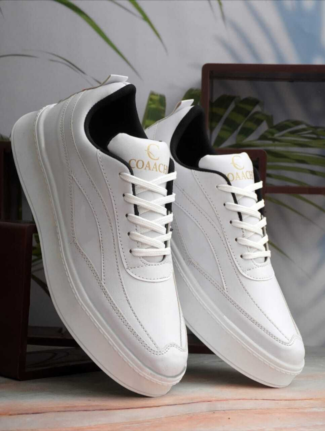 Image of Coaachi Men's Sneakers with Mesh Upper & Airmix Sole Sneakers For Men