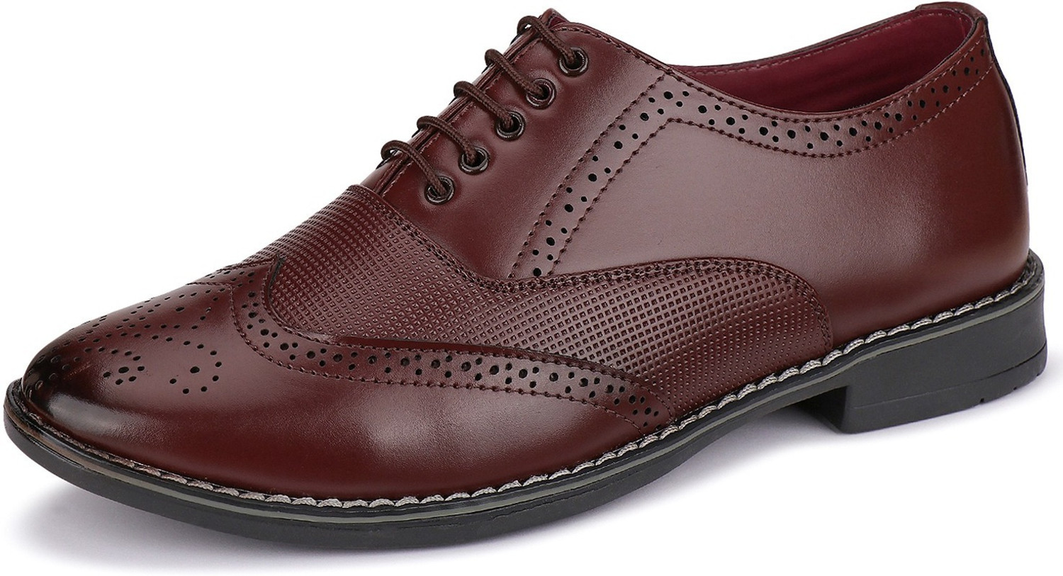 Image of BERSACHE BERSACHE Lightweight Formal Officewear Partywear Shoes With High Quality Sole Lace Up For Men