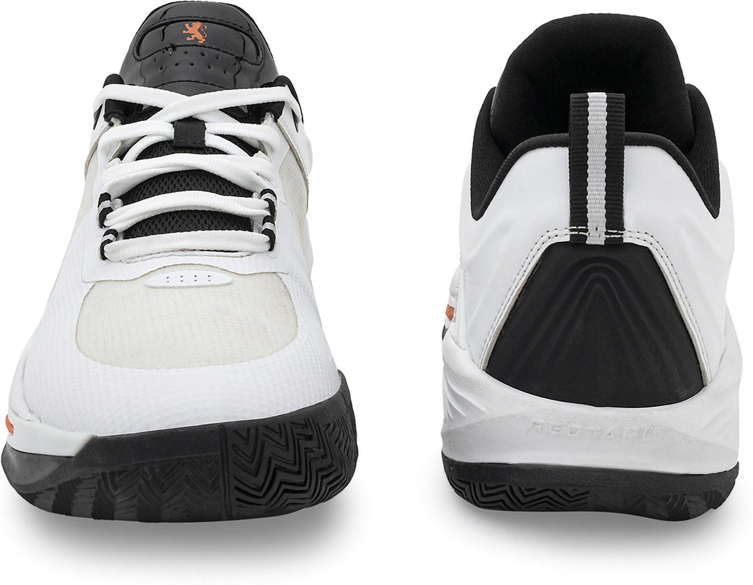 Image of RED TAPE Soft Cushioned Insole, Slip-Resistance, Dynamic Feet Support, Arch Support Sneakers For Men (White, Orange, 9)