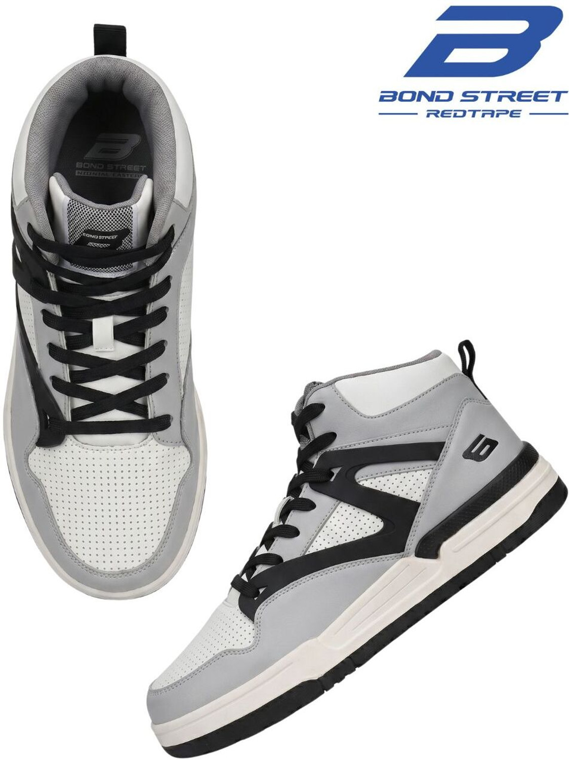 Image of Bond Street By Red Tape Men's Casual Sneakers | Lightweight, Comfortable & Durable Fashion Sneakers For Men
