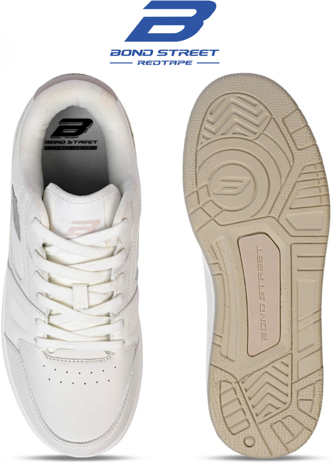 Image of Bond Street By Red Tape Men's Casual Sneakers | Lightweight, Comfortable & Durable Sneakers For Men