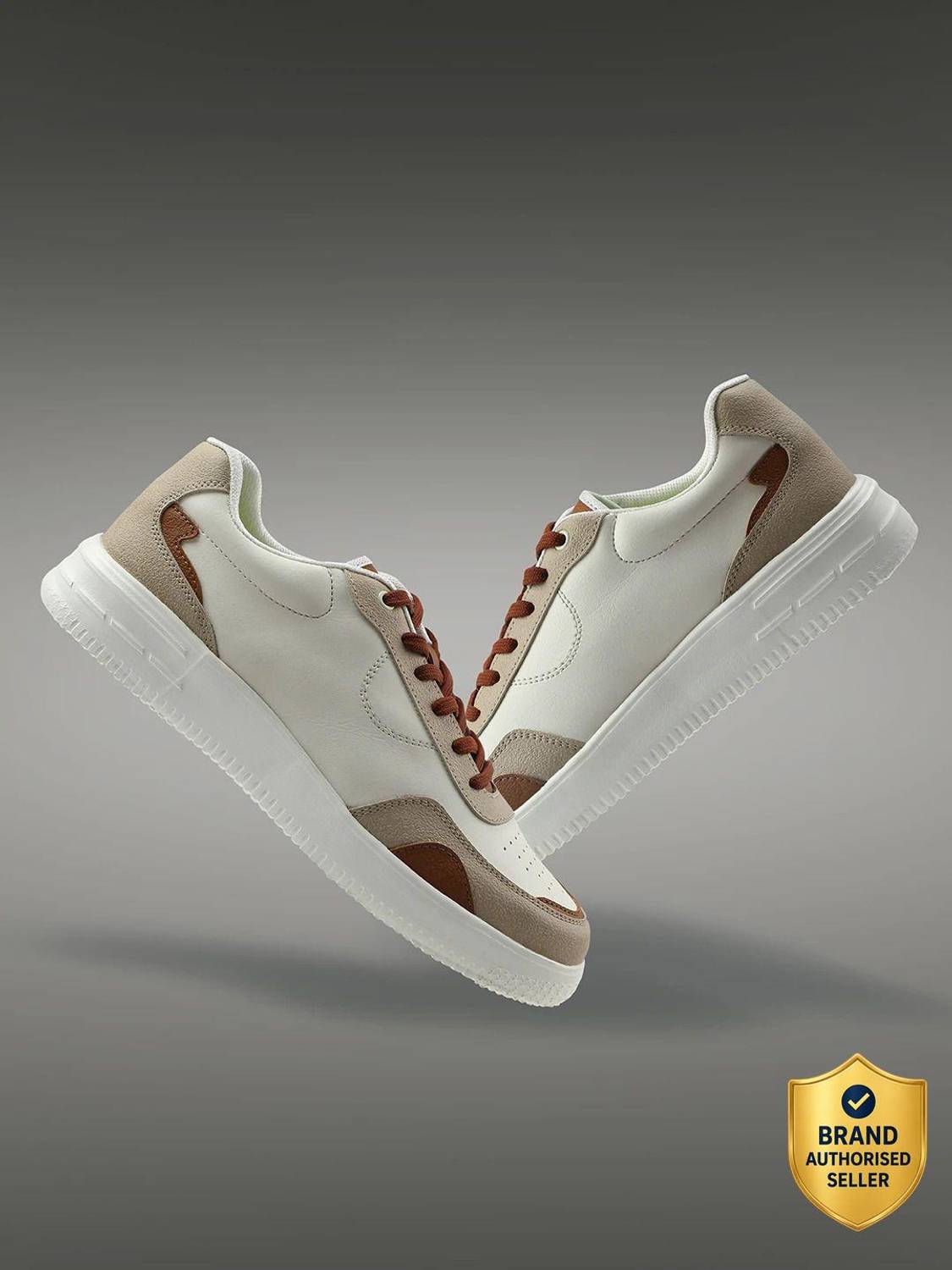 LIBERTY Casual Stylish Trendy Outdoor Sneakers for Men (Brown)