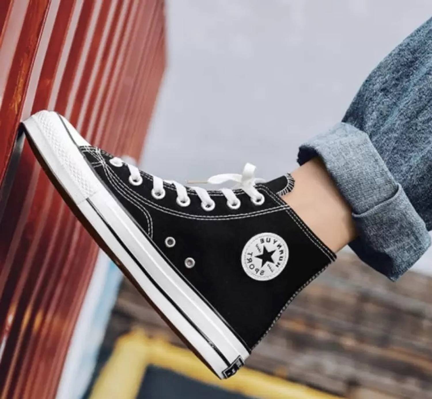Kadak Collection High Tops for Men - Black - Image 2