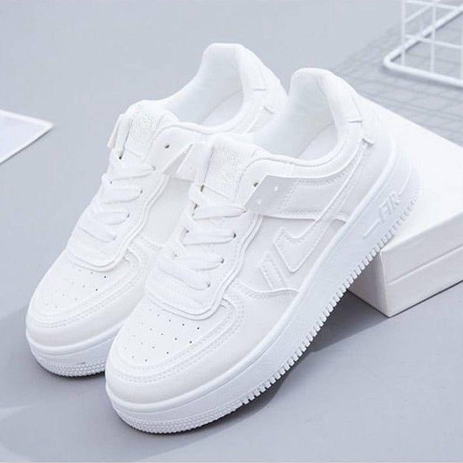 infinity walk AIR White Sneakers - Image 3