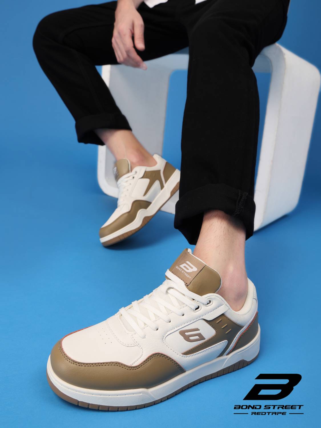 Bond Street By Red Tape Men's Red Sneakers - Image 3