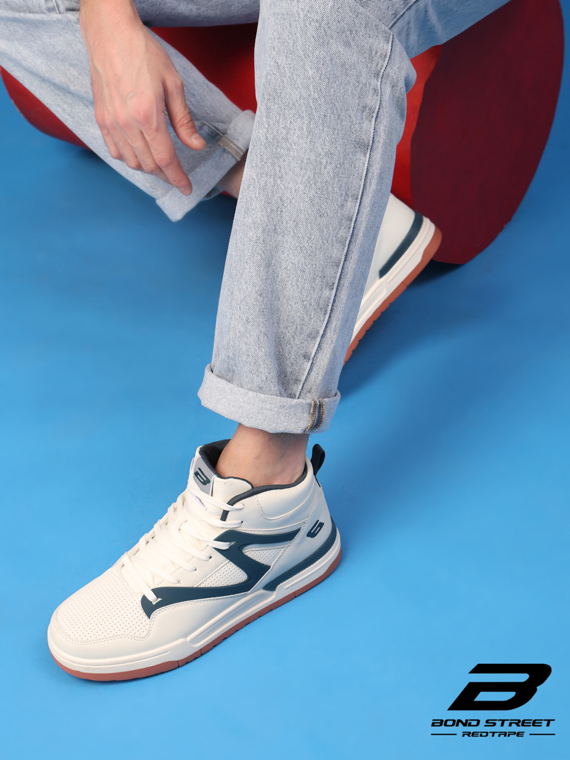Image of Bond Street By Red Tape Men's Casual Sneakers | Lightweight, Comfortable & Durable Fashion Sneakers For Men