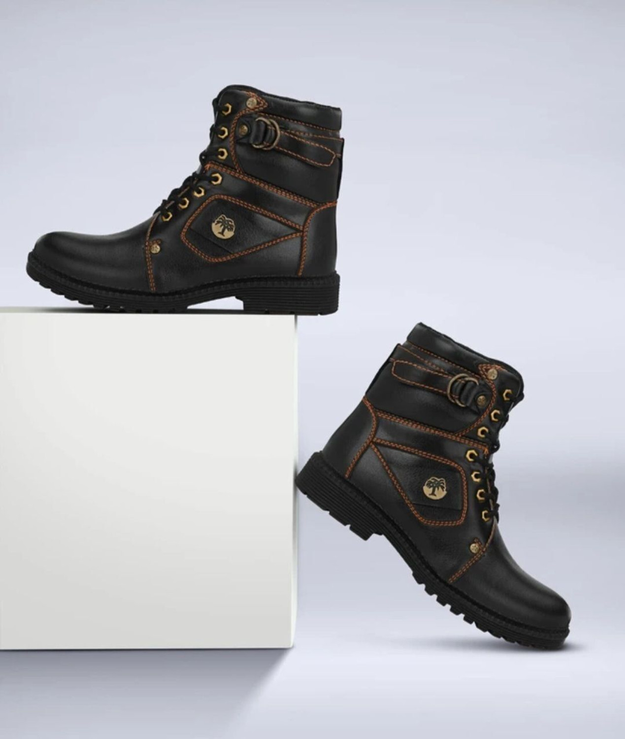 Image of broniq FIGHTER TAN Boots For Men