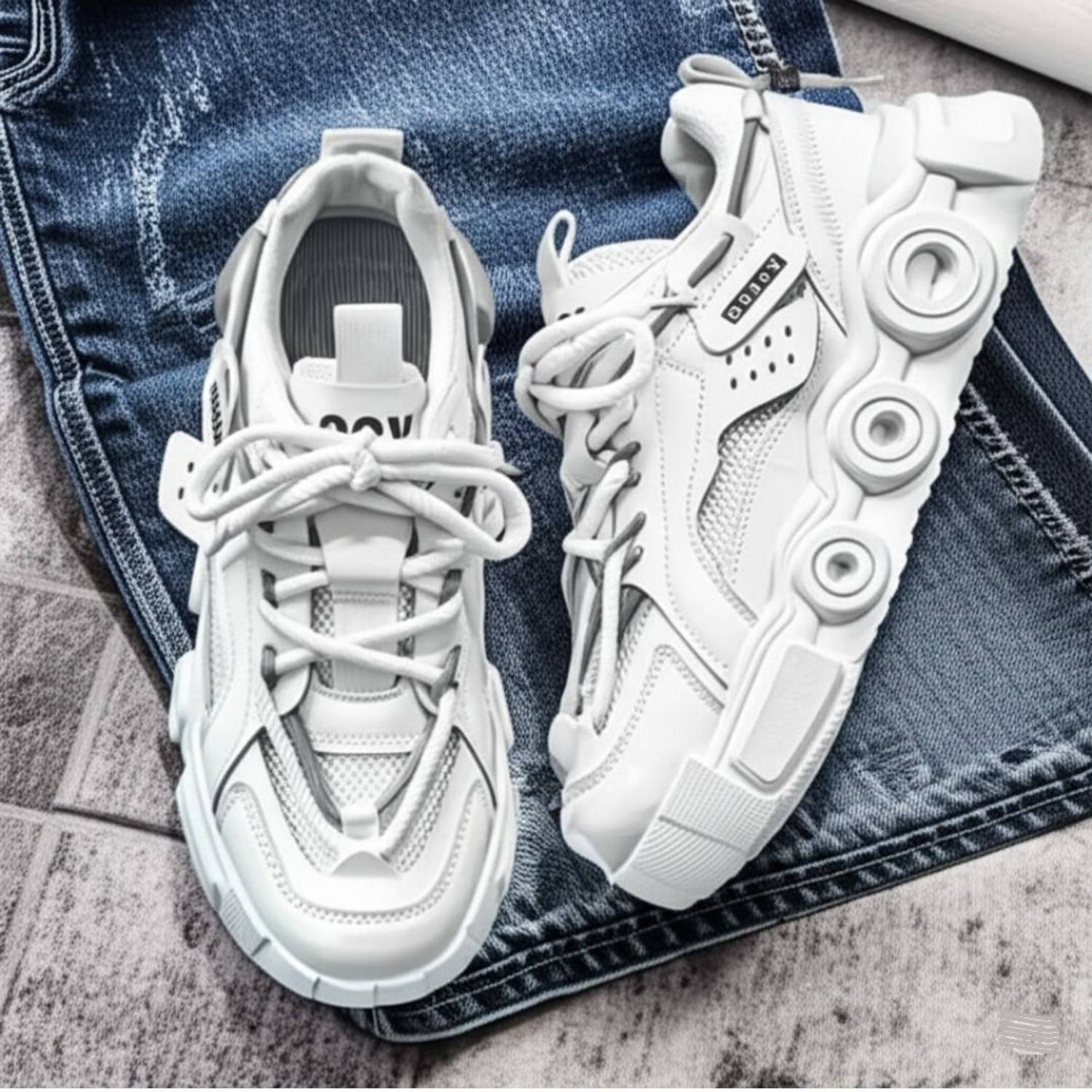 6ONE9 Comfortable Lightweight Breathable Sports Lace Up Running Sneakers For Men