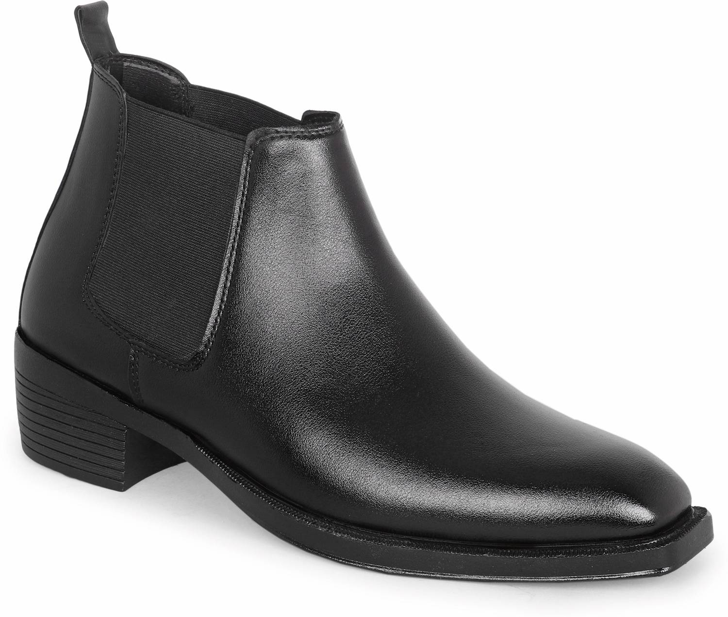 Alveron Men's Black Chelsea Boots - Image 3