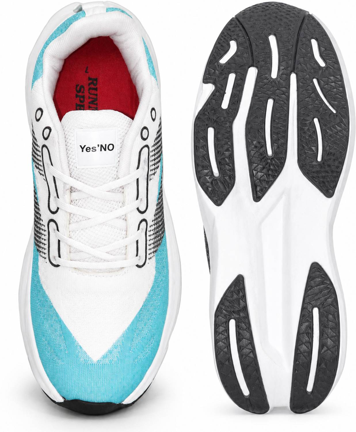 Yes'No Men's Lightweight Mesh Running Shoes - Image 3