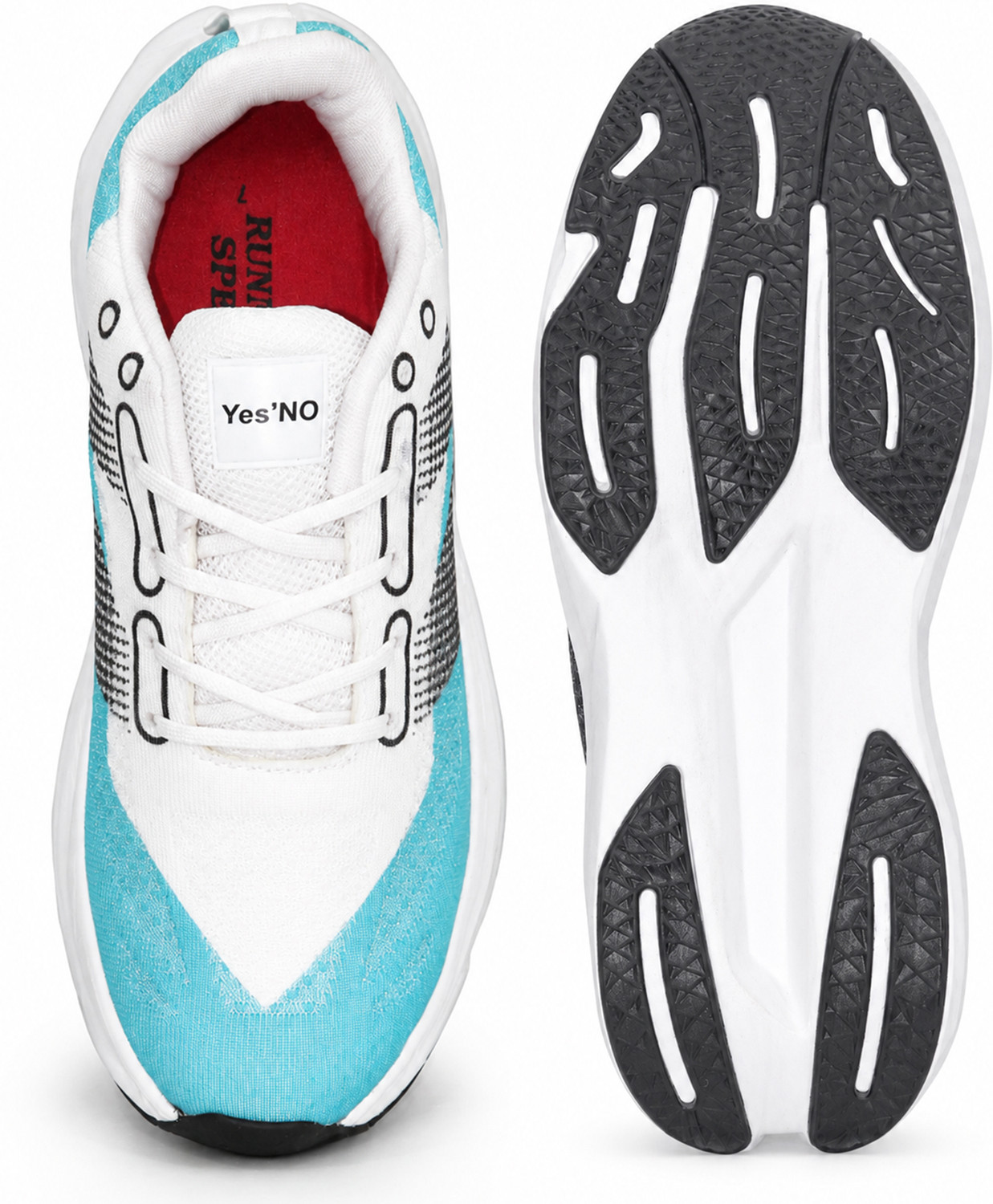 Image of Yes'No Lightweight Mesh Lace-Up Men's Sports /Running Shoes Sneakers For Men