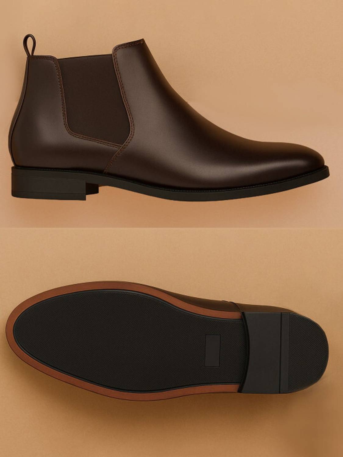 GOOD MINAR Men’s Comfortable Brown Casual Shoes Boots - Image 2