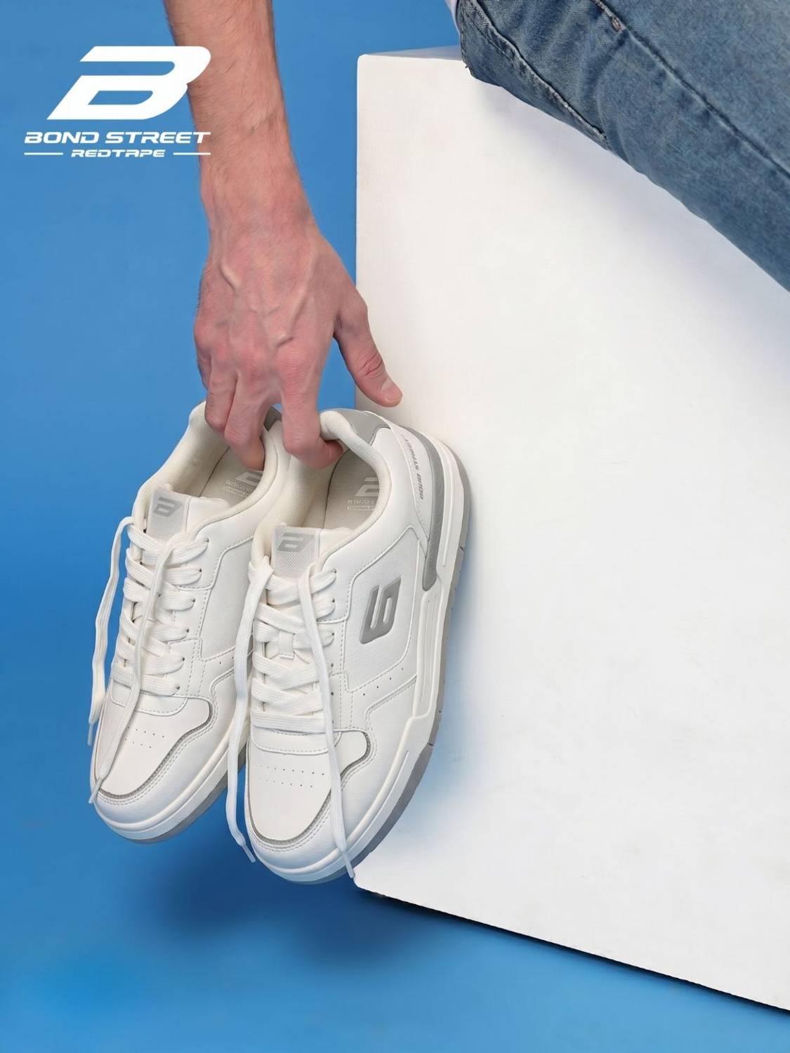 Bond Street Red Men's Casual Sneakers - Image 3