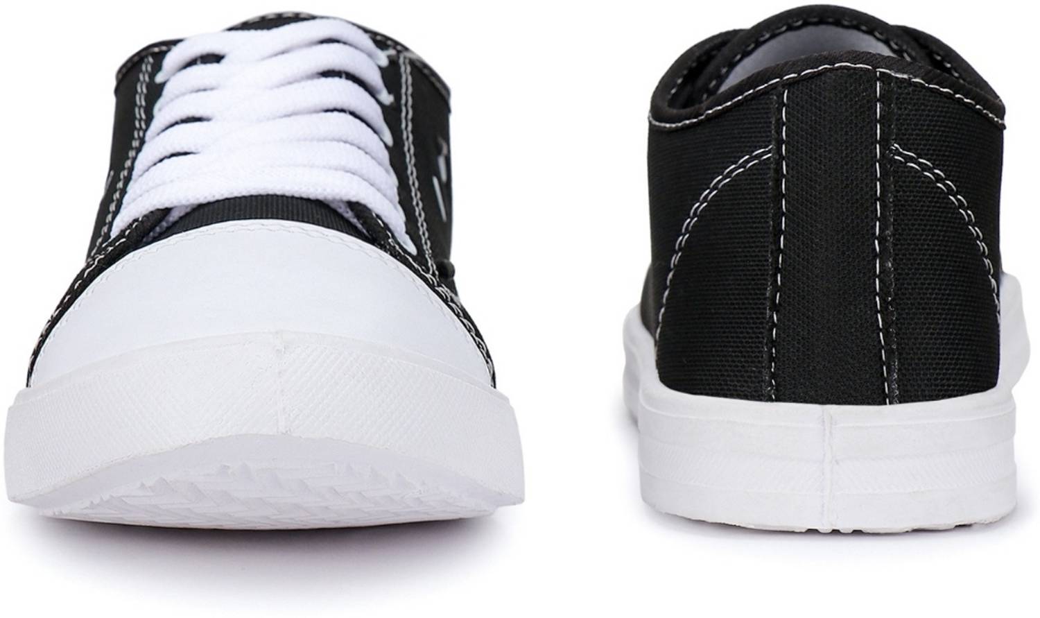 JOOTIYAPA PREMIUM TRENDY CANVAS SHOES Black - Image 4