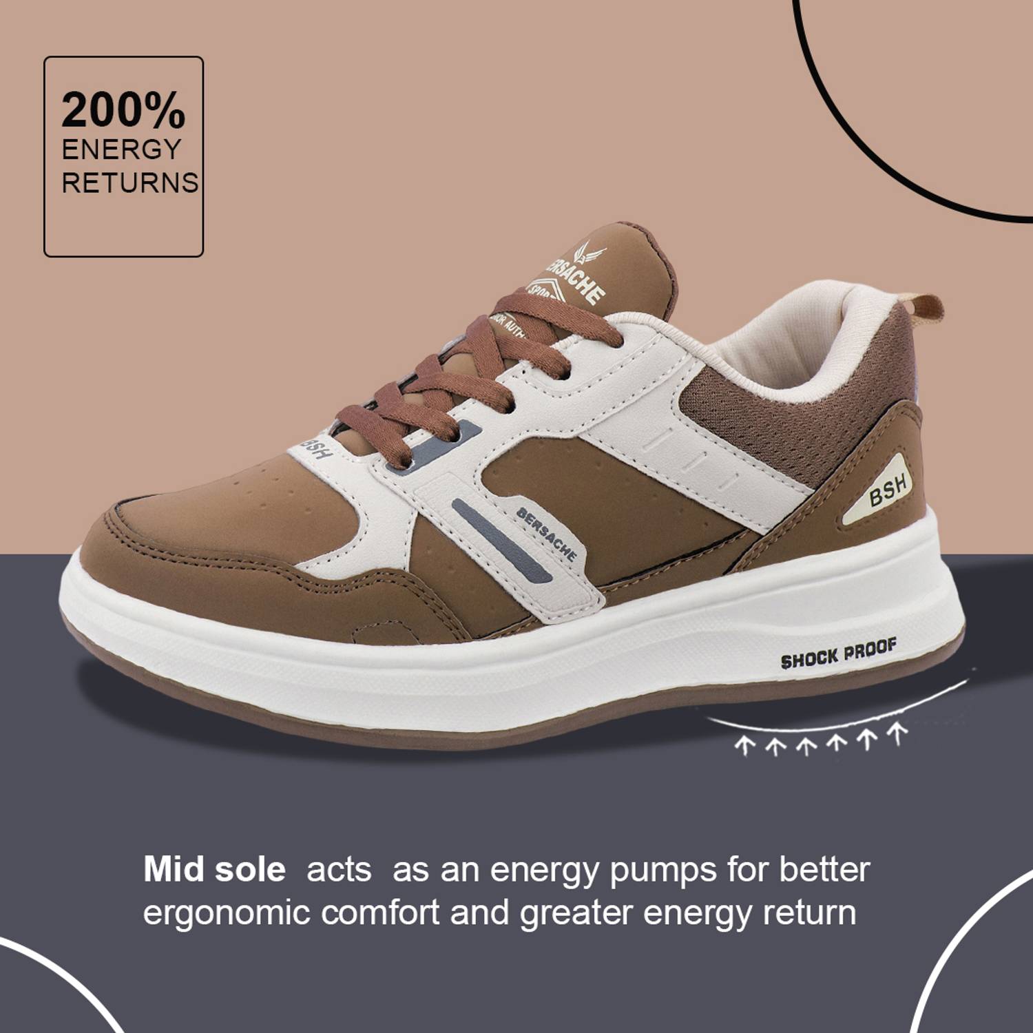 BERSACHE Men's Casual Sneakers - Image 5