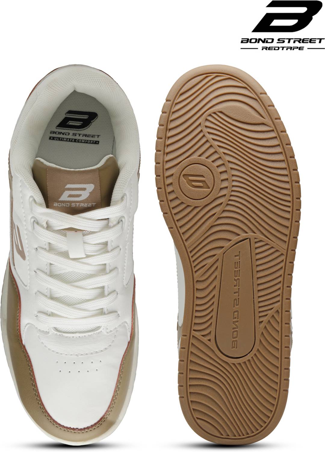 Bond Street By Red Tape Men's Red Sneakers - Image 5