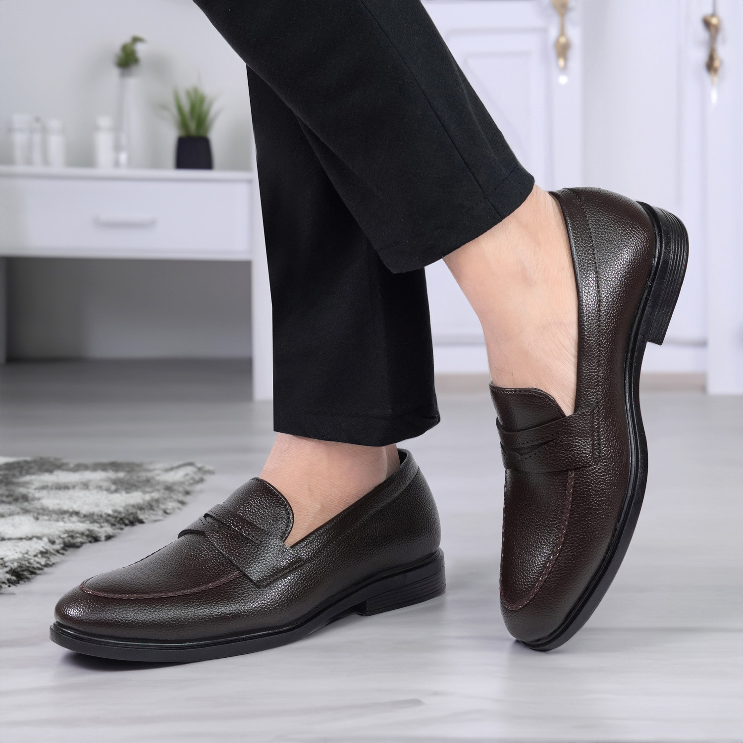 Image of LUVLEO Mens Designer Partywear, Stylish, Office Use , Casual, Loafers Shoes Loafers For Men