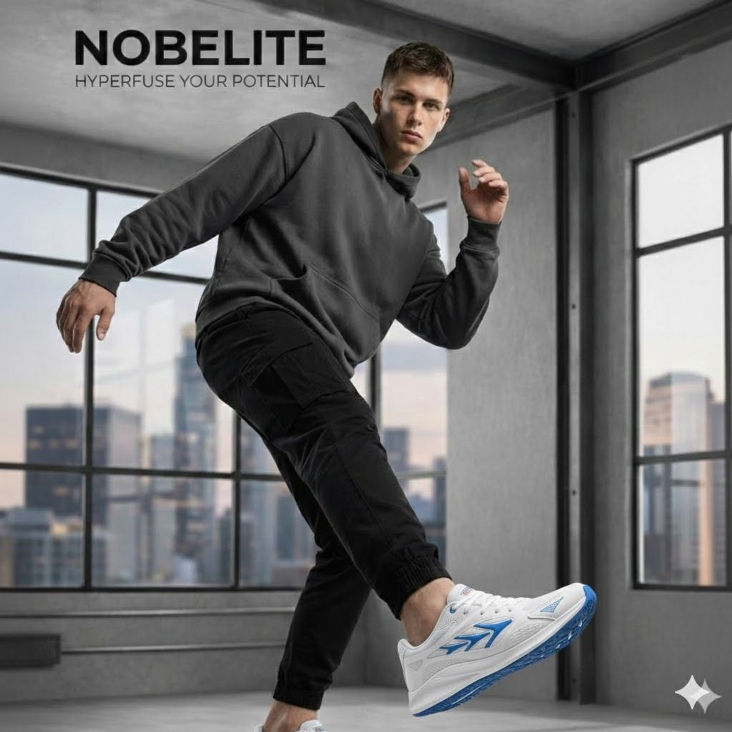 Image of NOBELITE Premium Sports ,Gym, Trending, Stylish Casuals For Men