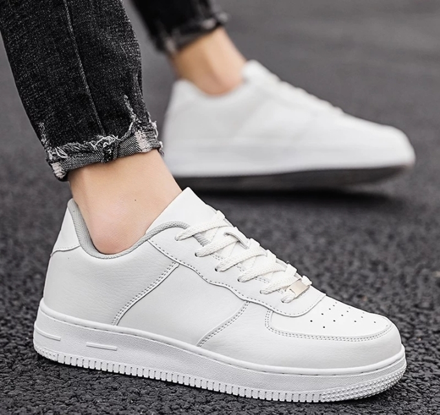Image of SHM CASUAL,CANVAS,WHITE SHOE For Men Slip On Sneakers Canvas Shoes For Men