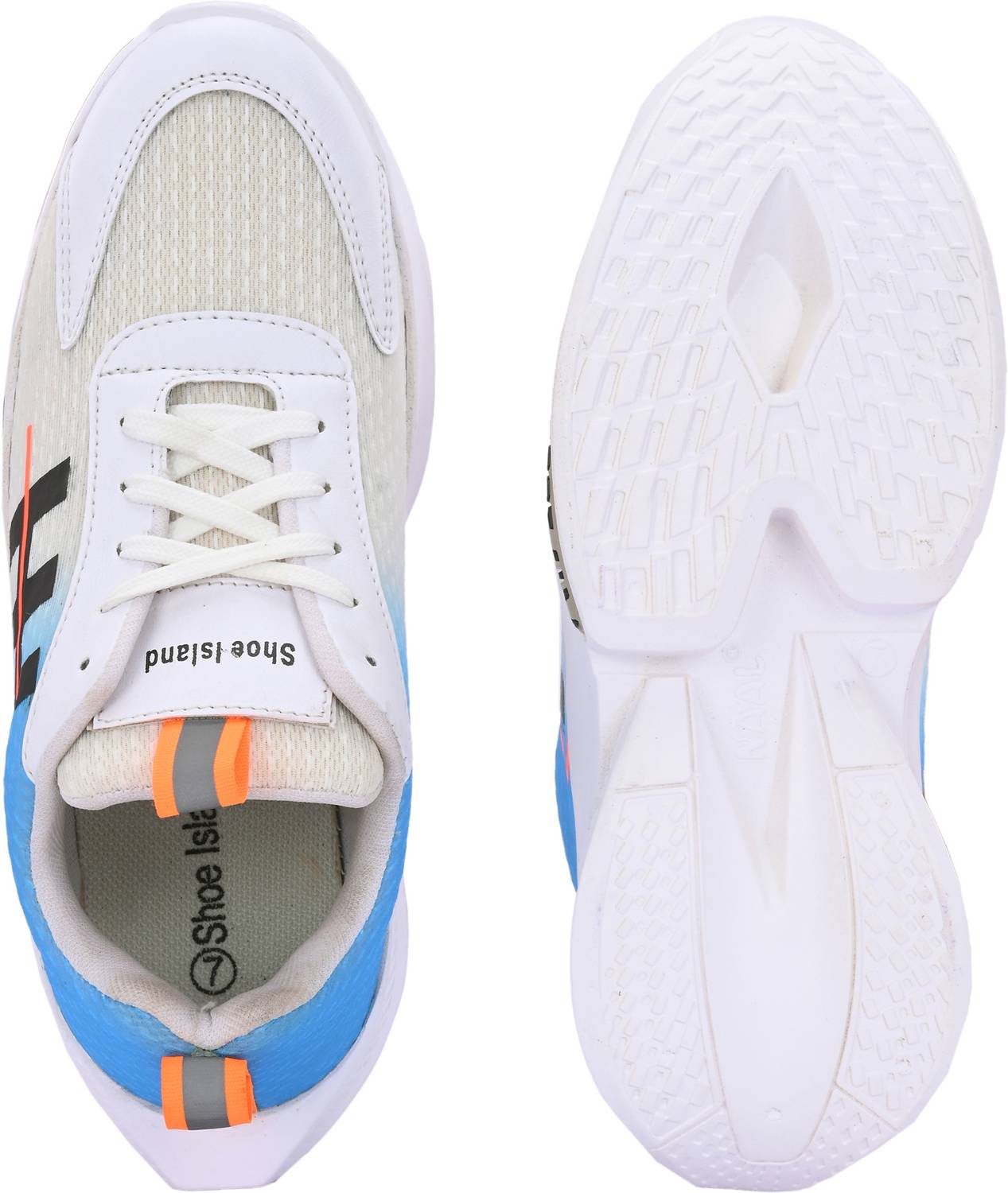 Shoe Island Chunky Sports Shoes For Men (White) - Image 5