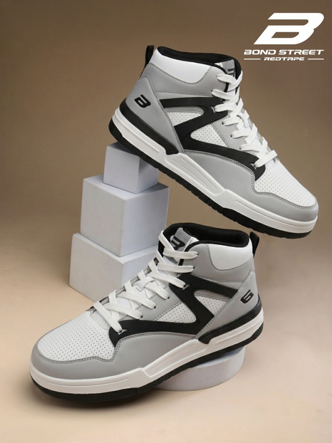 Image of Bond Street By Red Tape Men's Casual Sneakers | Lightweight, Comfortable & Durable Fashion Sneakers For Men