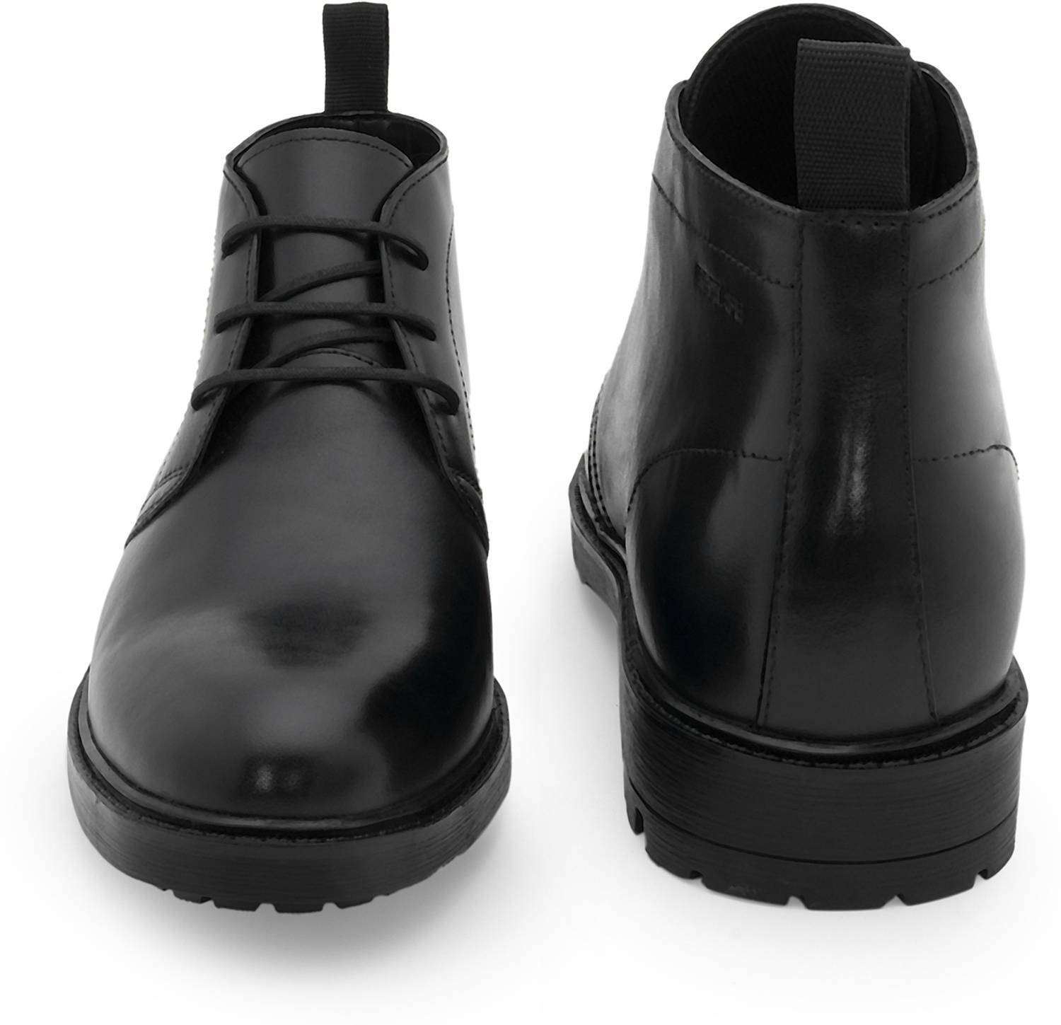 RED TAPE Genuine Leather Chukka Boots Red - Image 4
