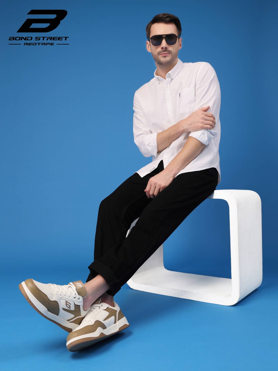 Bond Street By Red Tape Men's Red Sneakers - Image 4