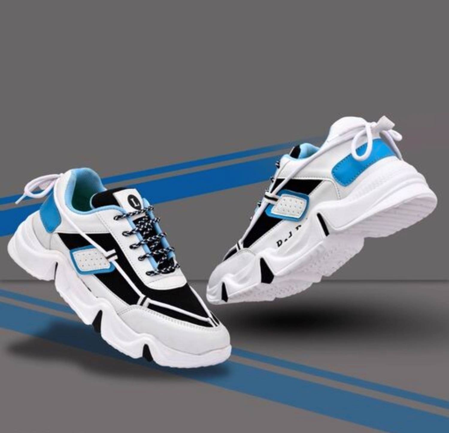 EZDEZARIO Boys Lace Running Shoes Multicolor - Image 1