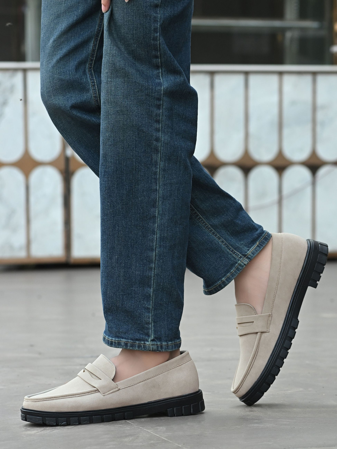 Image of KASTAVA Kastava KS-105S Casual Synthetic Slip-On Loafers For Men