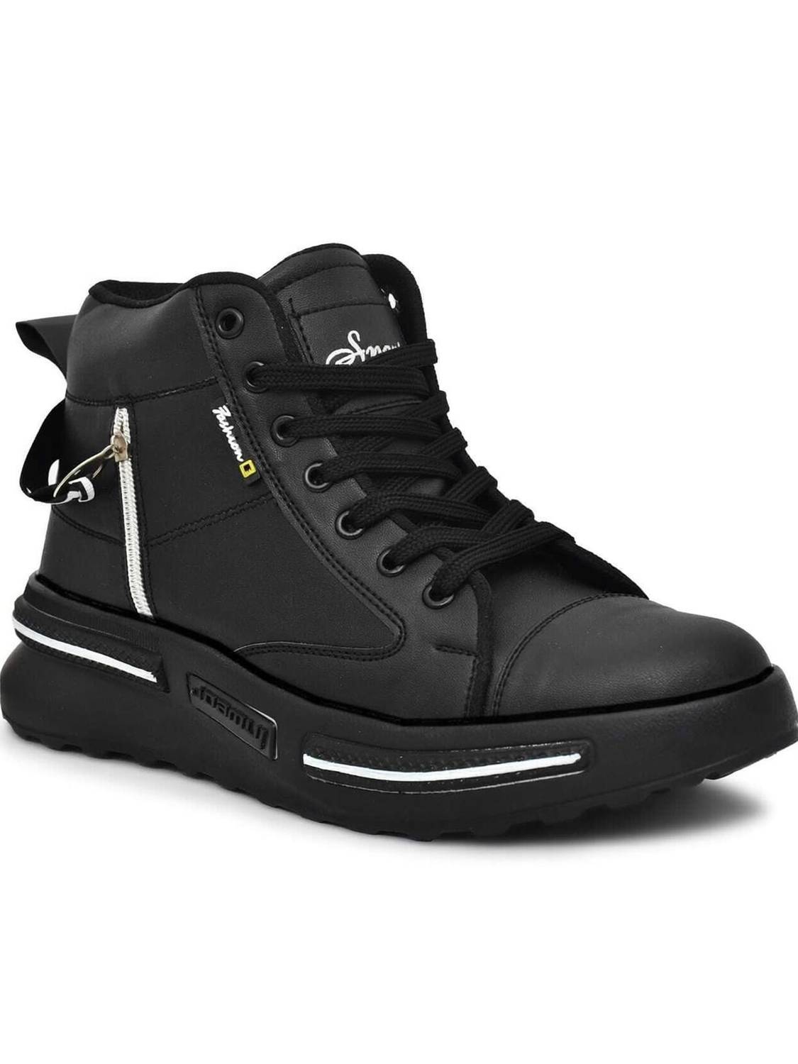 Pharaoh Men's Zip Closure Ankle Shoes